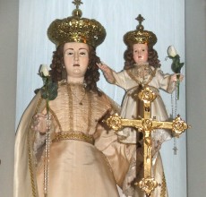 Madonna del Rosario - statua processionale della confraternita