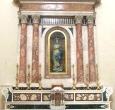 Altare di Maria Santissima Immacolata posta all'interno della chiesa matrice di San Nicola